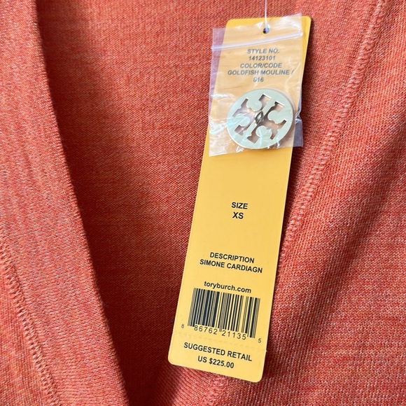 Tory Burch cardigan NWT with some flaws - Picture 2 of 9